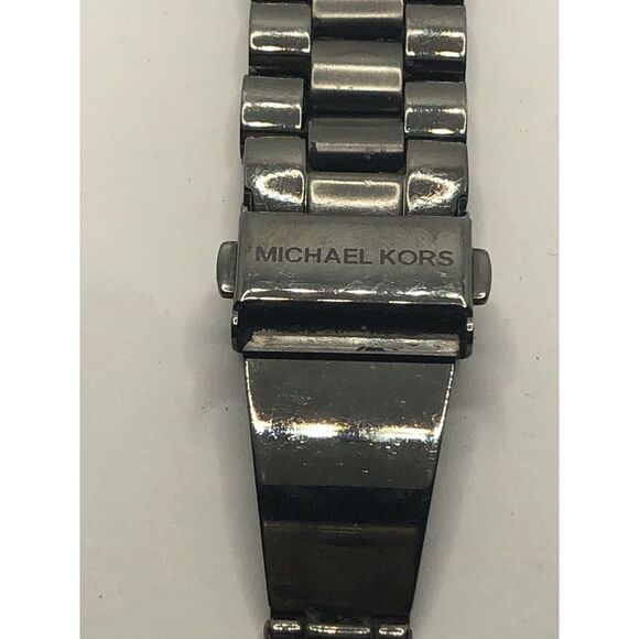 Michael Kors Watch Parts Partial Band 20mm W/ Clasp Grey GY348 - Picture 2 of 9